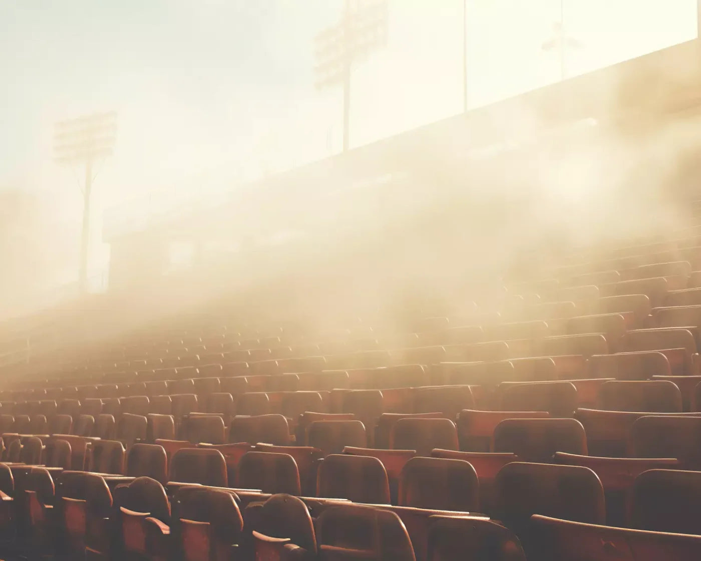 Sports Stadium Seats I 10’X8’ Fleece (120 X 96 Inch) Backdrop