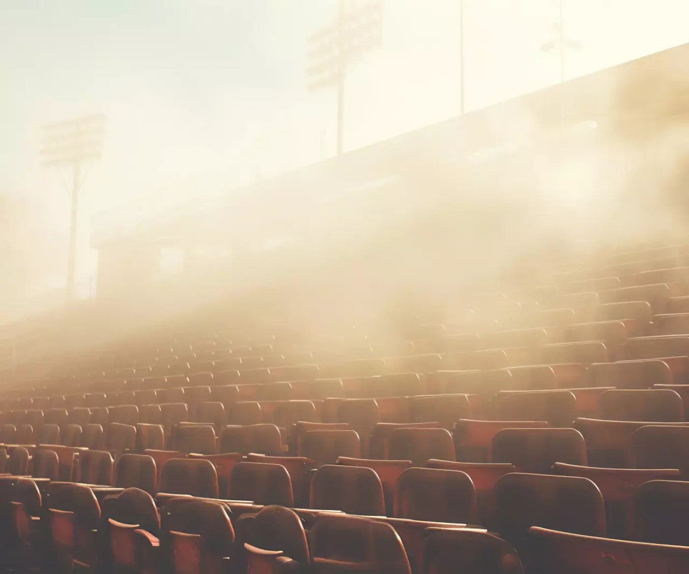 Sports Stadium Seats I 5’X4’2 Fleece (60 X 50 Inch) Backdrop