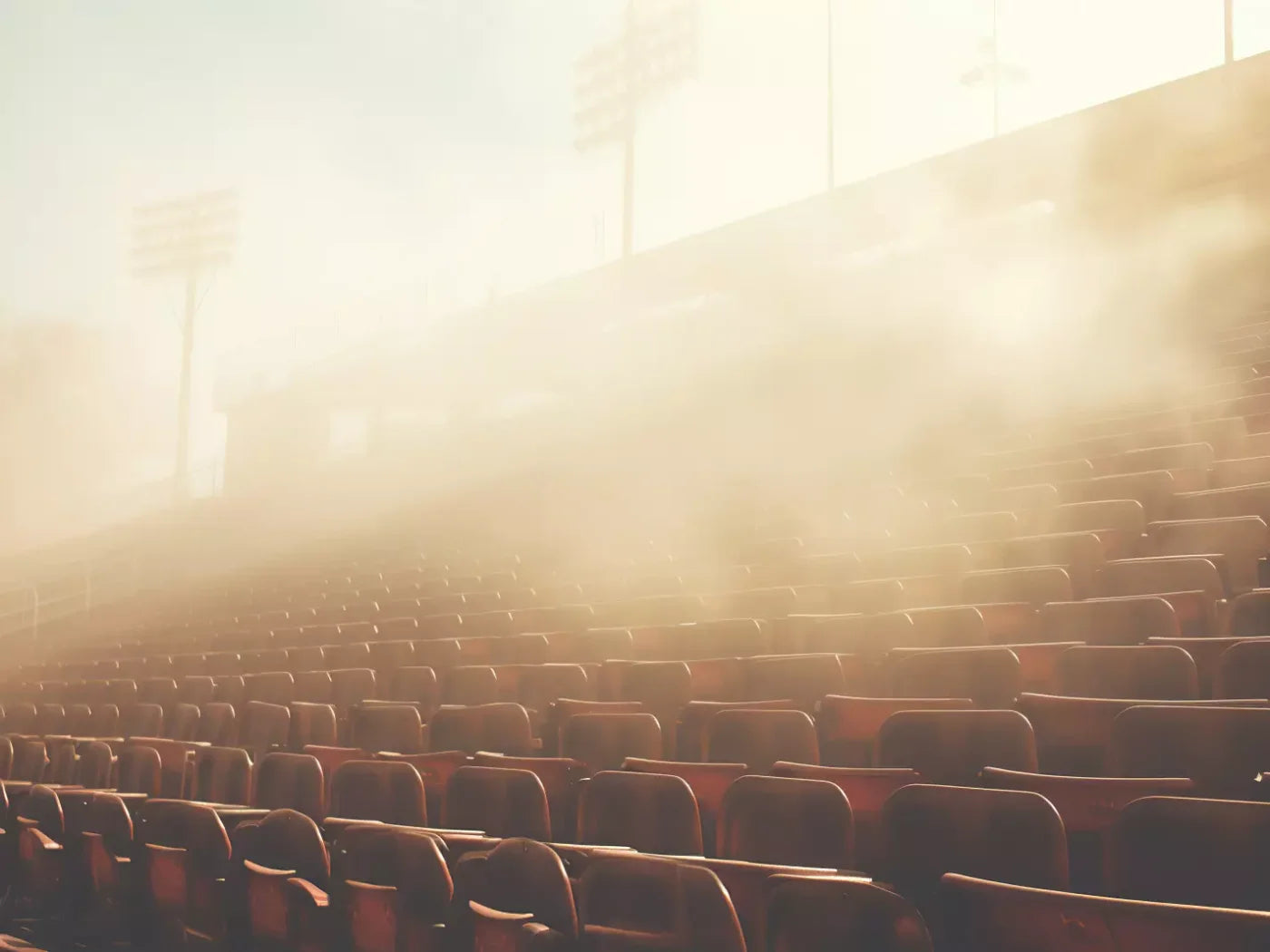 Sports Stadium Seats I 8’X6’ Fleece (96 X 72 Inch) Backdrop