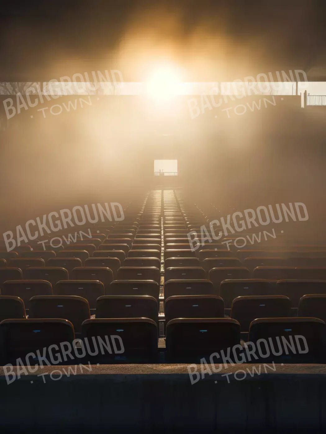 Sports Stadium Seats Ii 6’X8’ Fleece (72 X 96 Inch) Backdrop