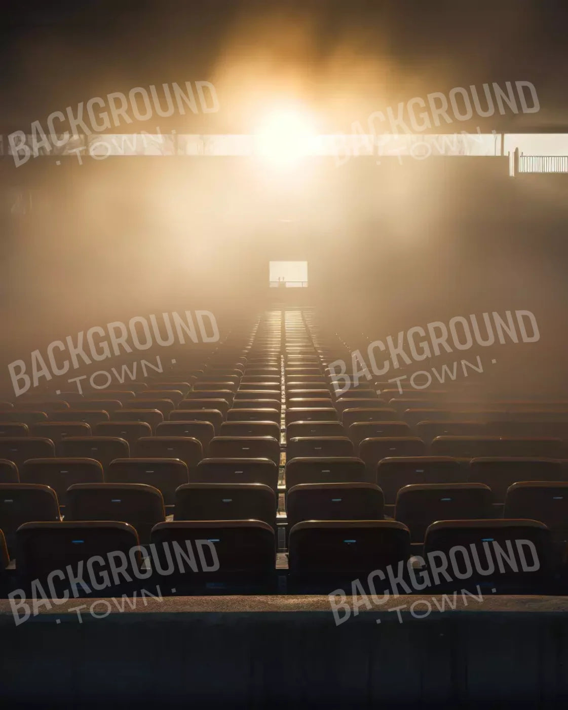 Sports Stadium Seats Ii 8’X10’ Fleece (96 X 120 Inch) Backdrop