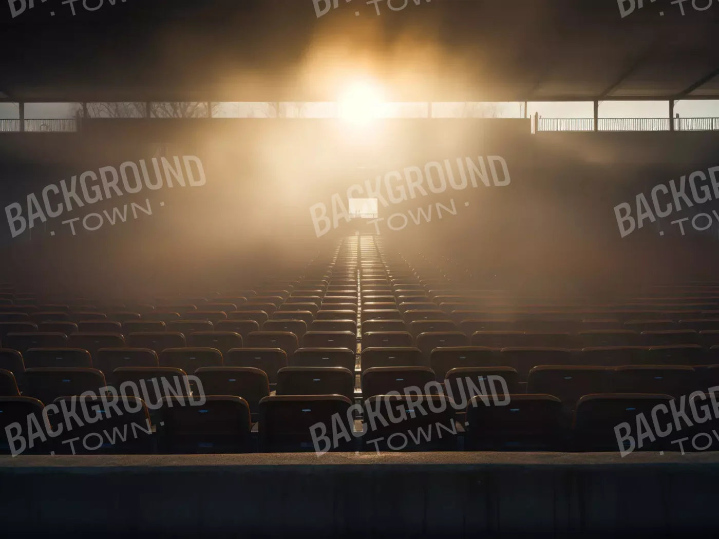 Sports Stadium Seats Ii 6’8X5’ Fleece (80 X 60 Inch) Backdrop