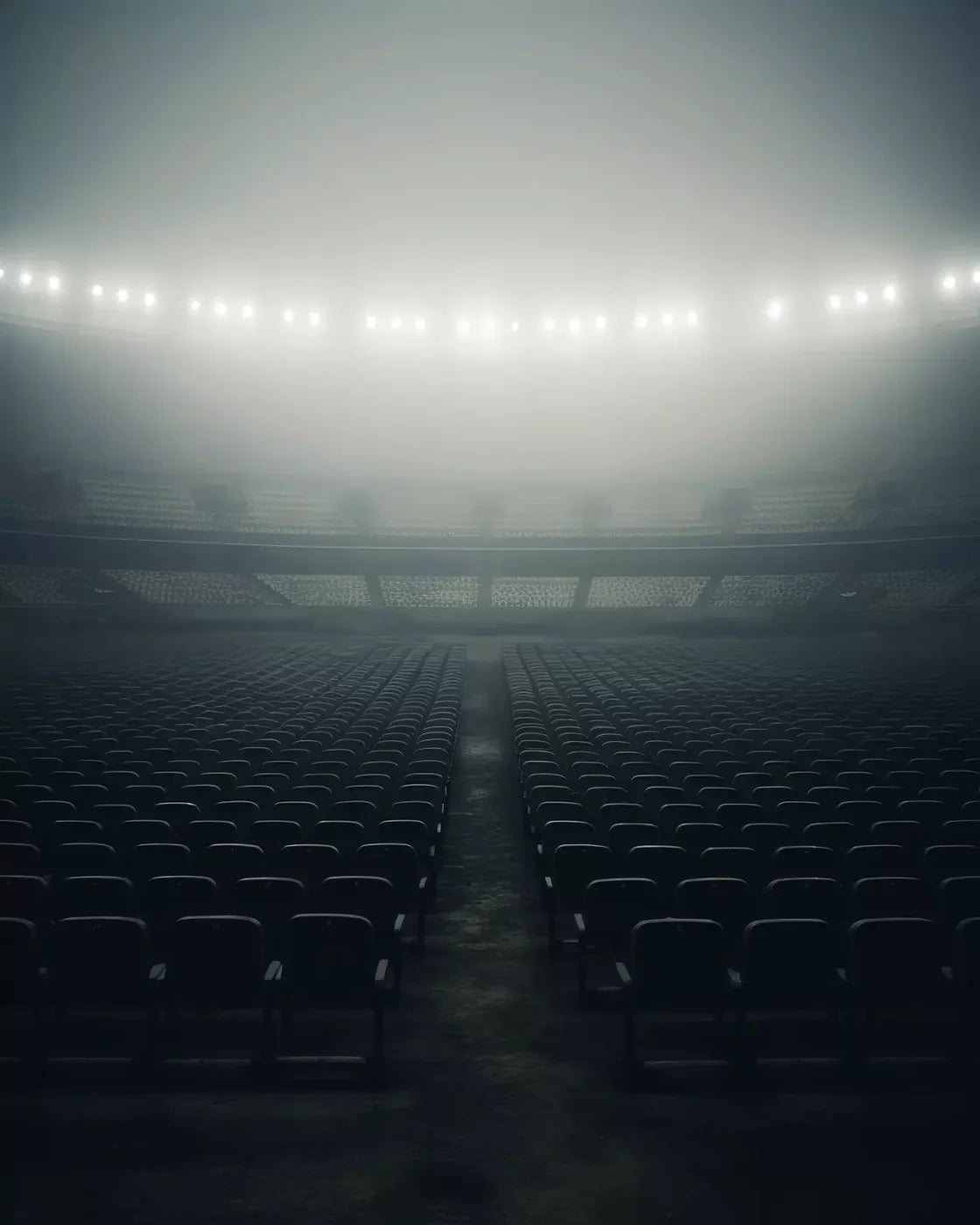 Sports Stadium Seats V 8’X10’ Fleece (96 X 120 Inch) Backdrop