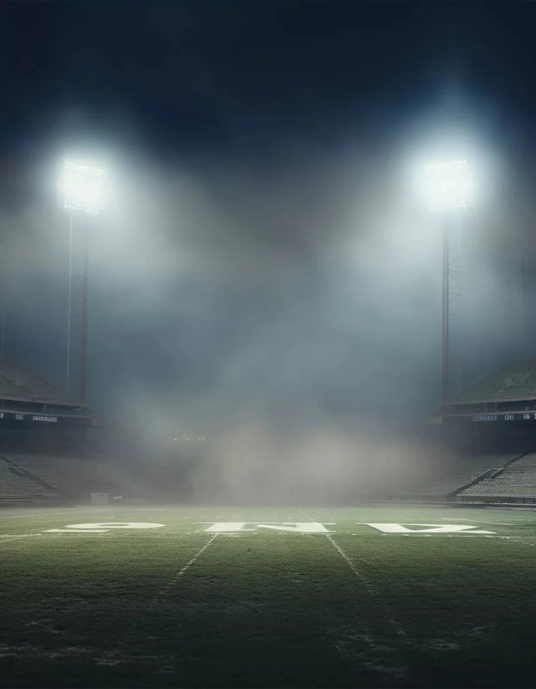 Sports Stadium Turf 6X8 Fleece ( 72 X 96 Inch ) Backdrop