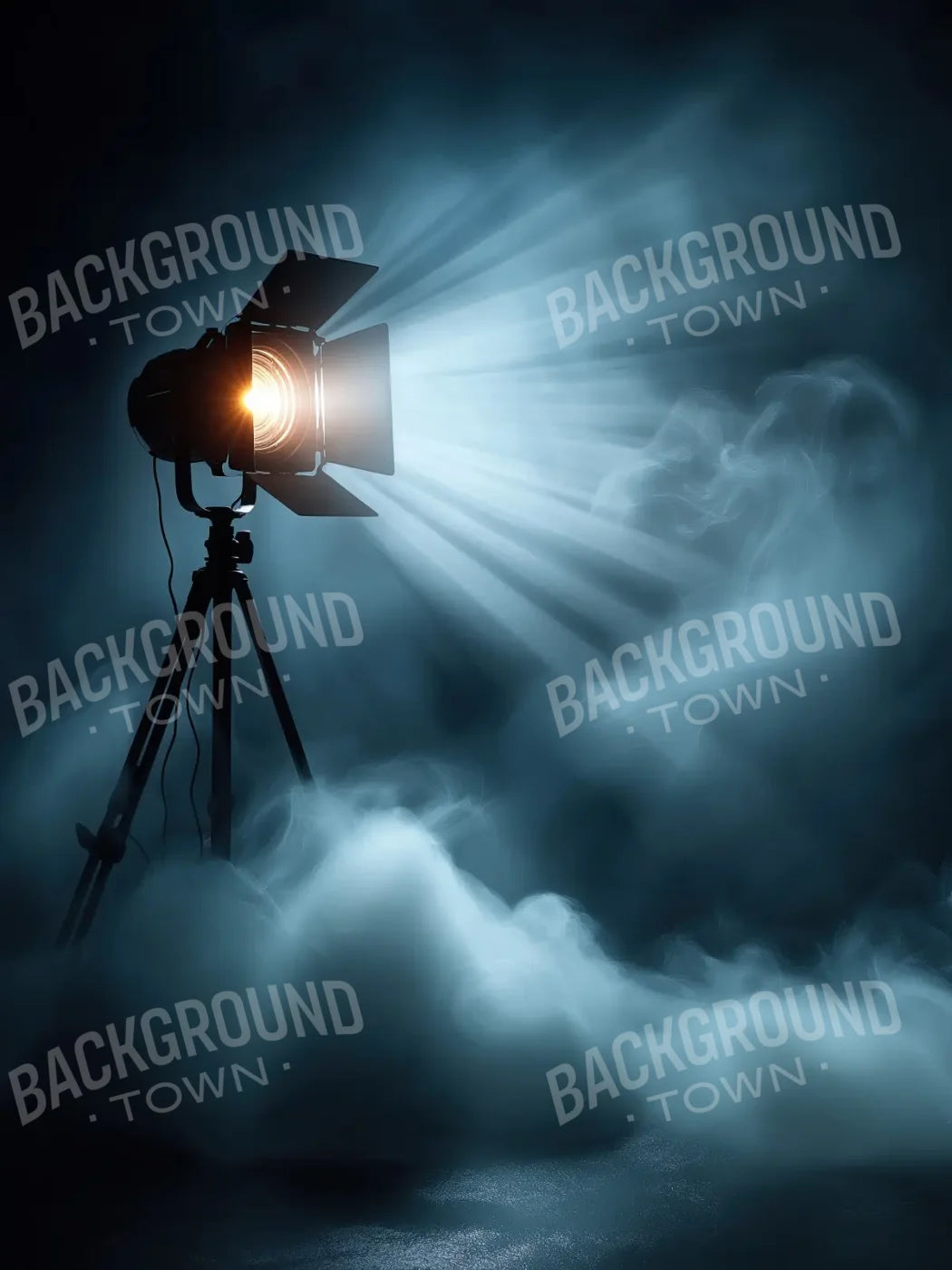 Spotlight In The Dark 5’x6’8 Fleece (60 x 80 inch) Backdrop