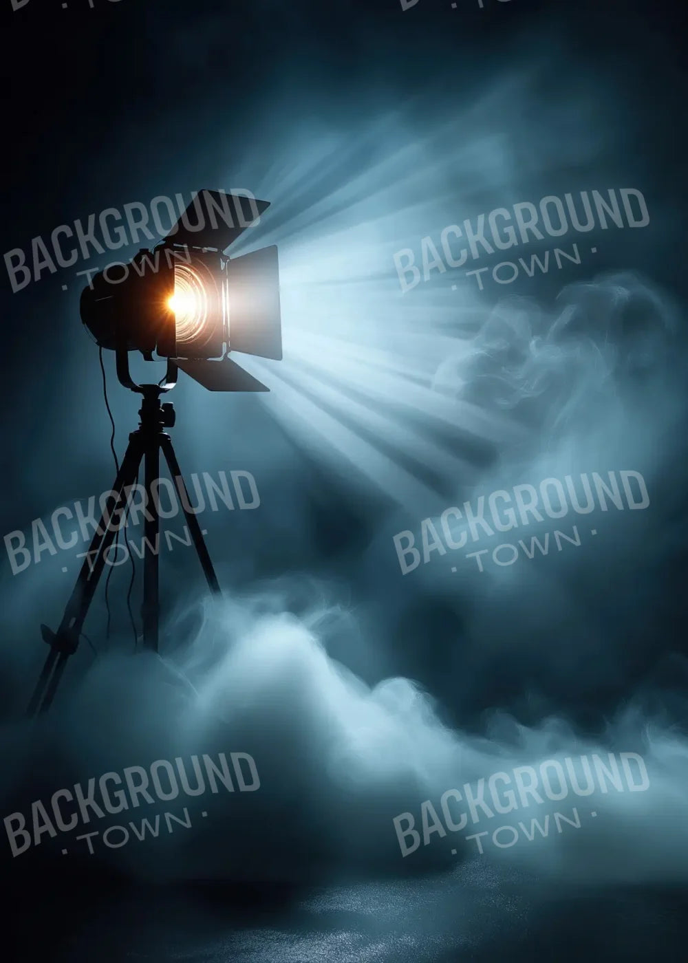 Spotlight In The Dark 5’x7’ UltraCloth (60 x 84 inch) Backdrop