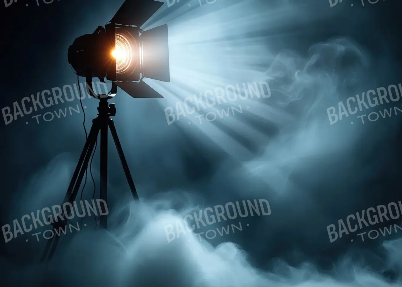 Spotlight In The Dark 7’x5’ UltraCloth (84 x 60 inch) Backdrop