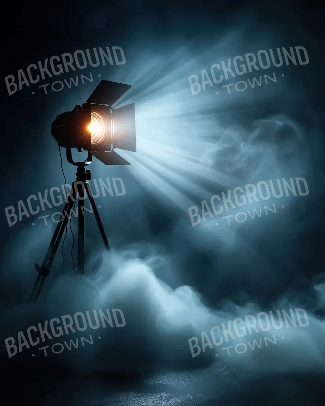 Spotlight In The Dark 8’x10’ Fleece (96 x 120 inch) Backdrop