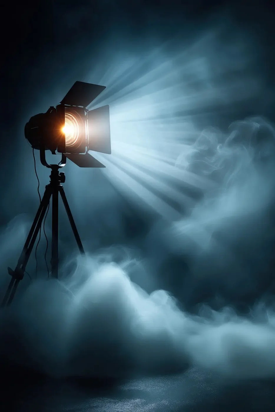 Spotlight In The Dark 8’x12’ UltraCloth (96 x 144 inch) Backdrop