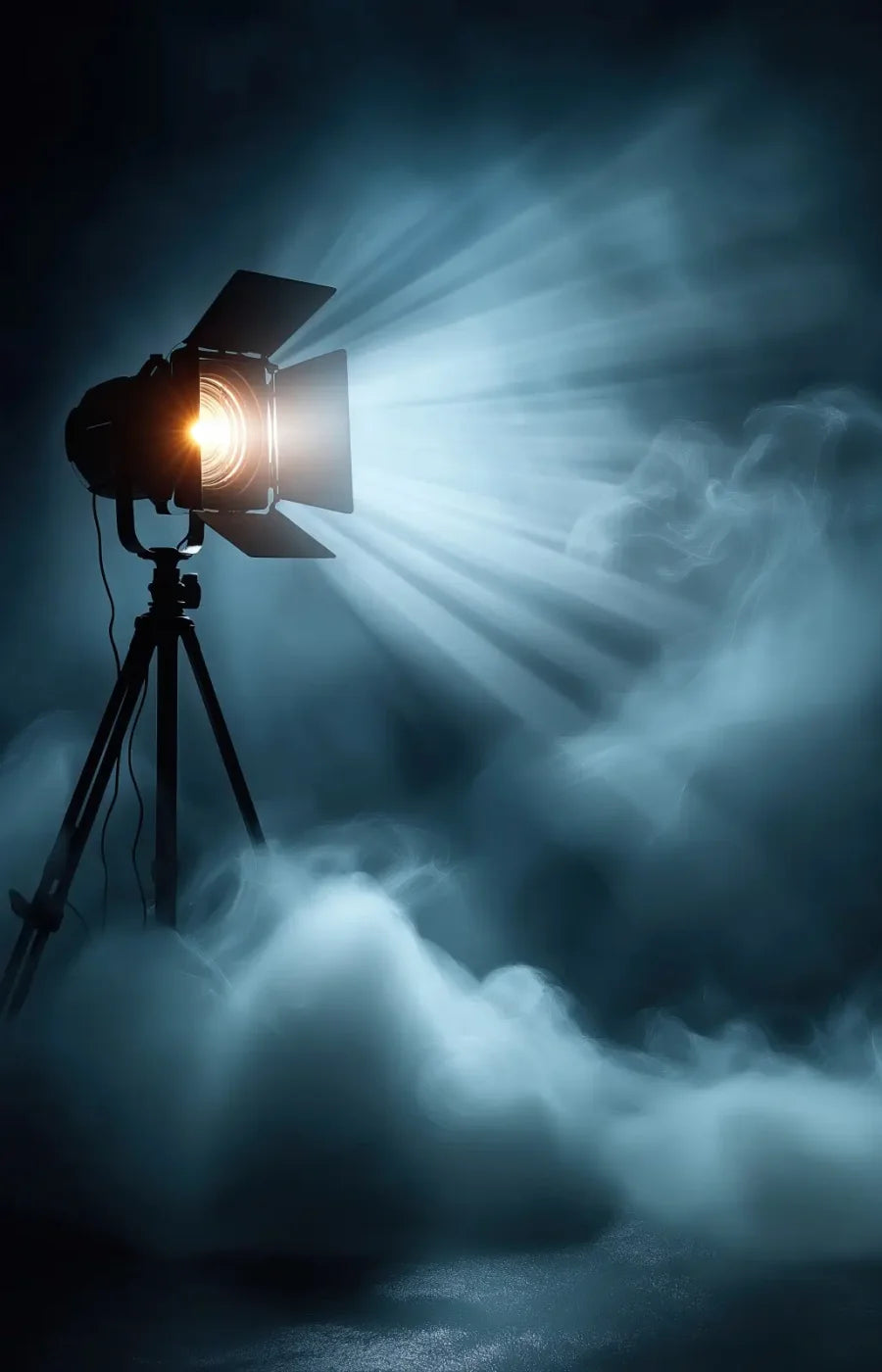 Spotlight In The Dark 9’x14’ UltraCloth (108 x 168 inch) Backdrop