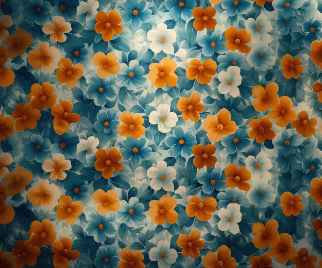 Spring Blanket Flowers 5’x4’2 Fleece (60 x 50 inch) Backdrop