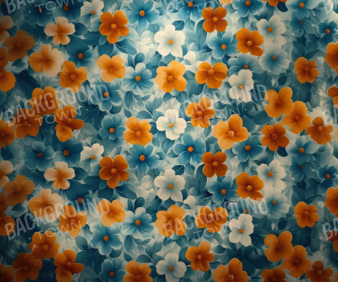Spring Blanket Flowers 5’x4’2 Fleece (60 x 50 inch) Backdrop