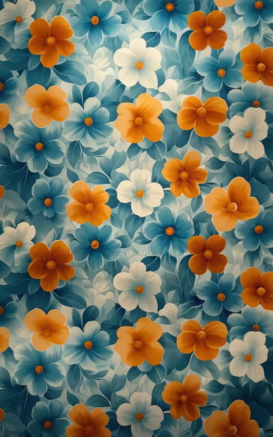 Spring Blanket Flowers 5’x8’ UltraCloth (60 x 96 inch) Backdrop