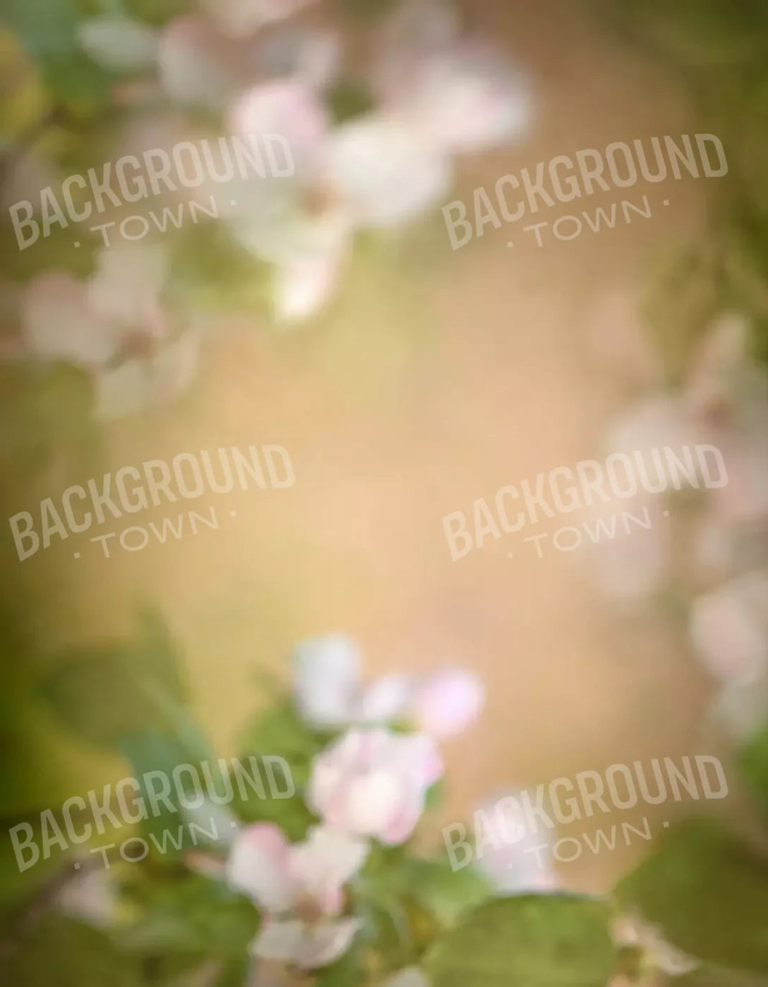 Spring Blossoms 6’X8’ Fleece (72 X 96 Inch) Backdrop
