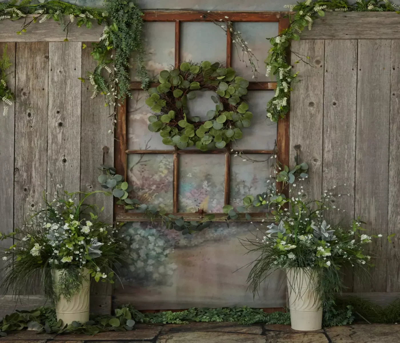 Spring Cottage 12’X10’ Ultracloth (144 X 120 Inch) Backdrop