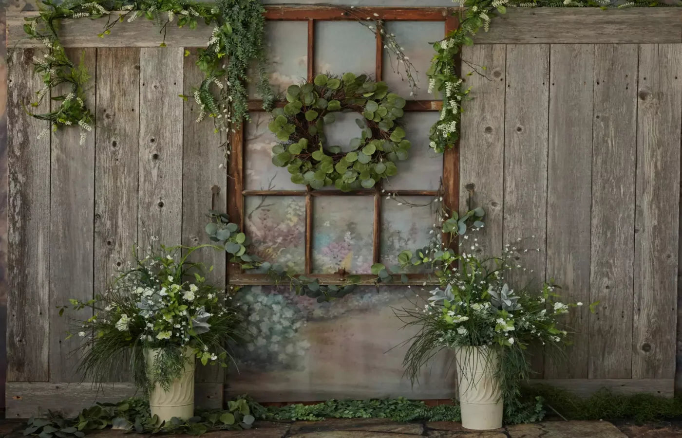 Spring Cottage 12’X8’ Ultracloth (144 X 96 Inch) Backdrop