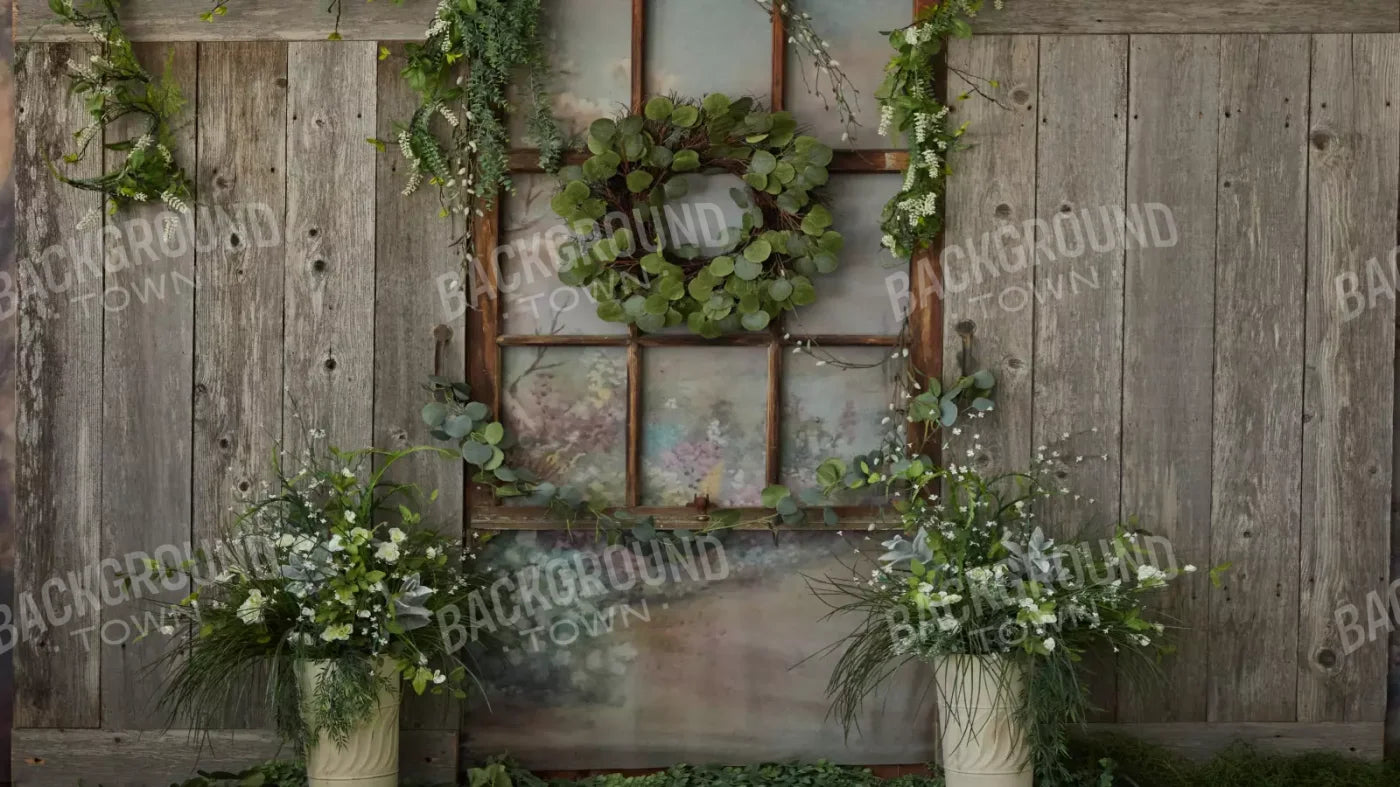 Spring Cottage 14’X8’ Ultracloth (168 X 96 Inch) Backdrop