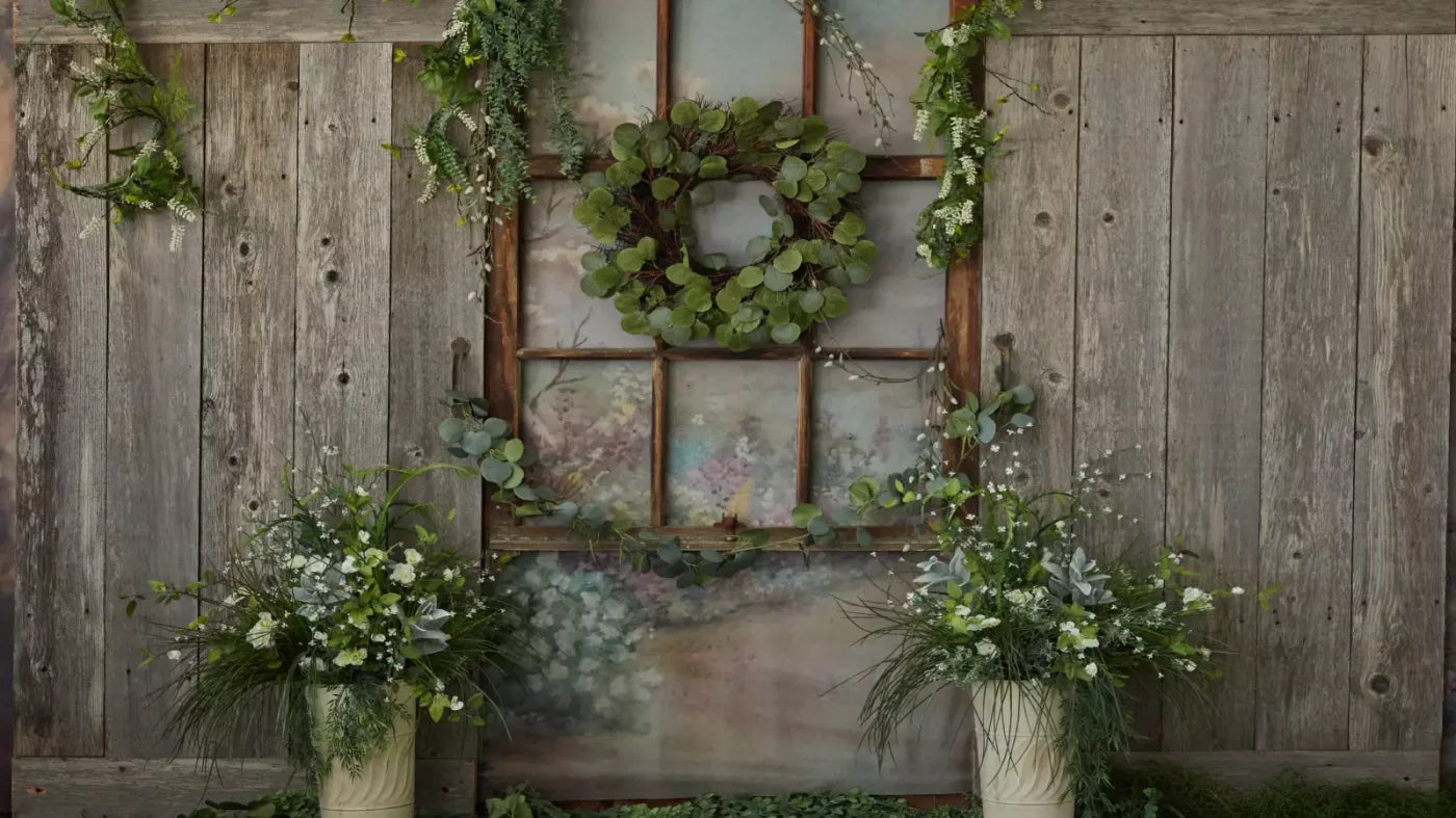 Spring Cottage 14’X8’ Ultracloth (168 X 96 Inch) Backdrop