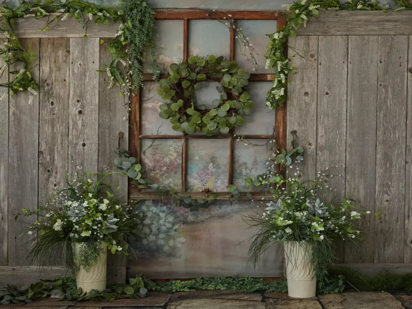 Spring Cottage 7’X5’ Ultracloth (84 X 60 Inch) Backdrop