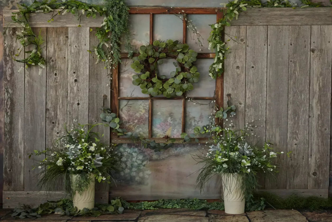 Spring Cottage 8’X5’ Ultracloth (96 X 60 Inch) Backdrop