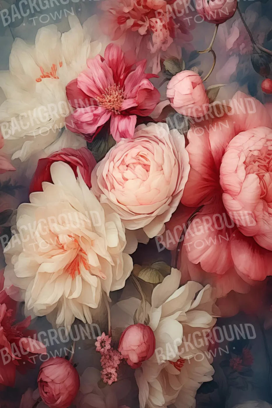 Spring Floral I 8X12 Ultracloth ( 96 X 144 Inch ) Backdrop