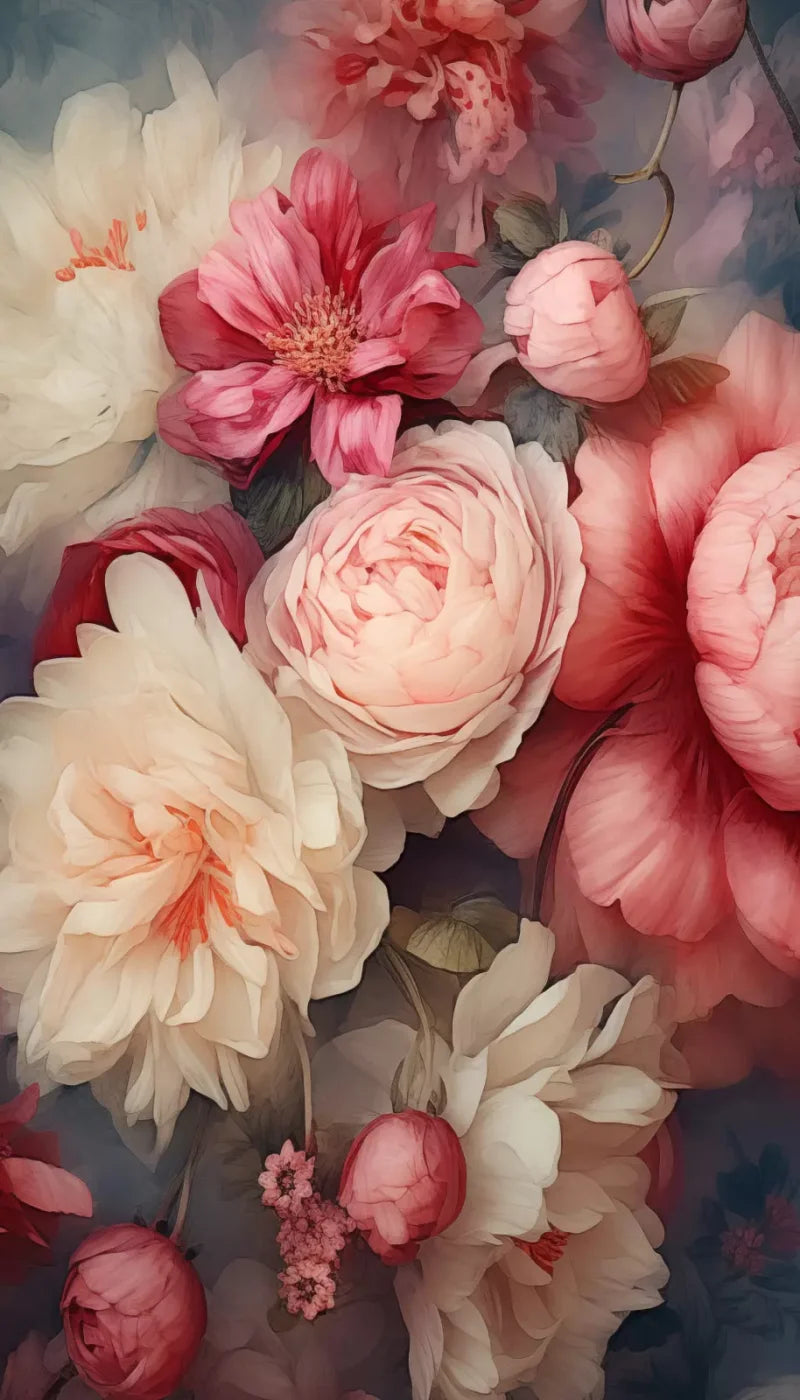 Spring Floral I 8X14 Ultracloth ( 96 X 168 Inch ) Backdrop