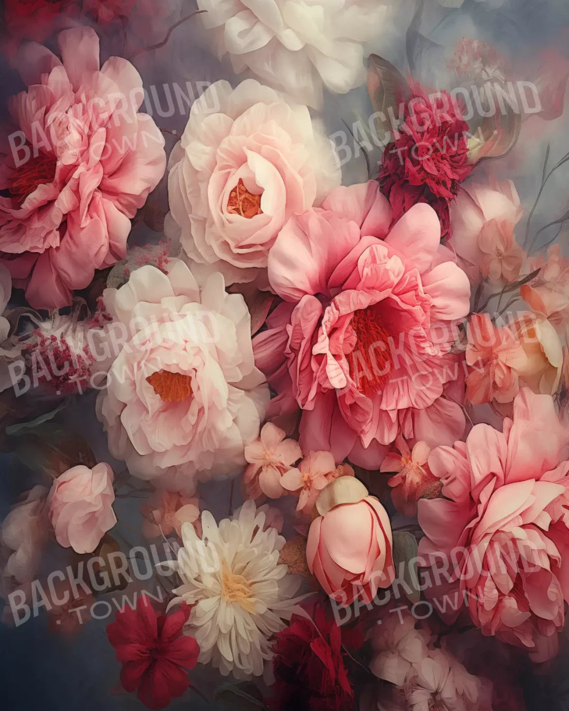 Spring Floral Iii 8X10 Fleece ( 96 X 120 Inch ) Backdrop