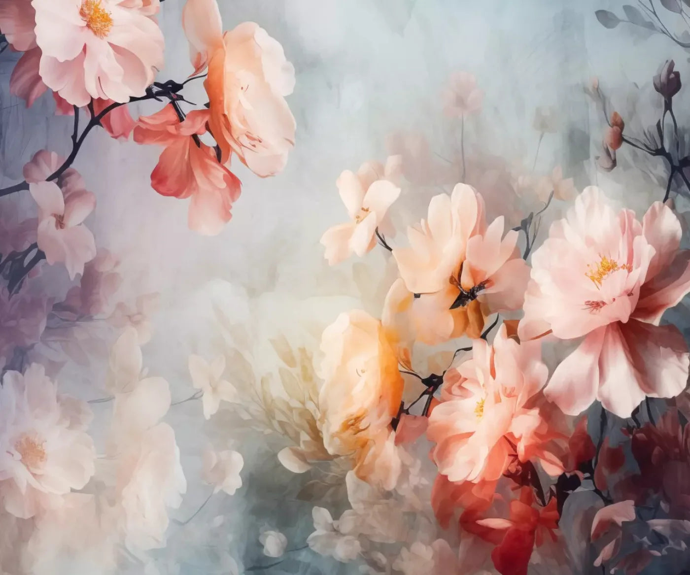 Spring Floral Iv 12X10 Ultracloth ( 144 X 120 Inch ) Backdrop