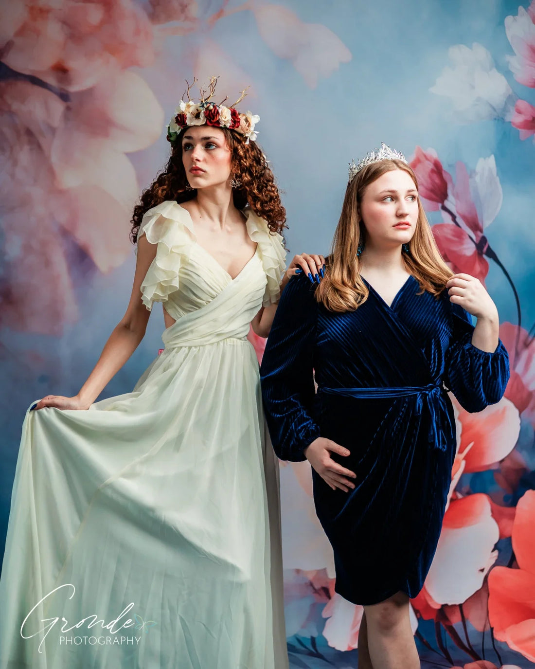 Spring Floral V Backdrop