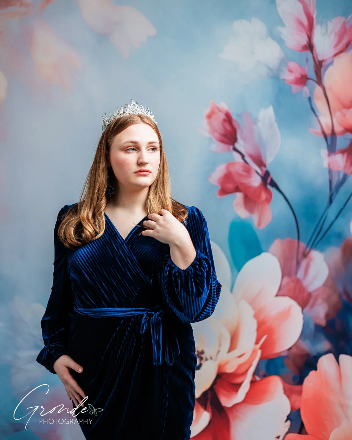 Spring Floral V Backdrop