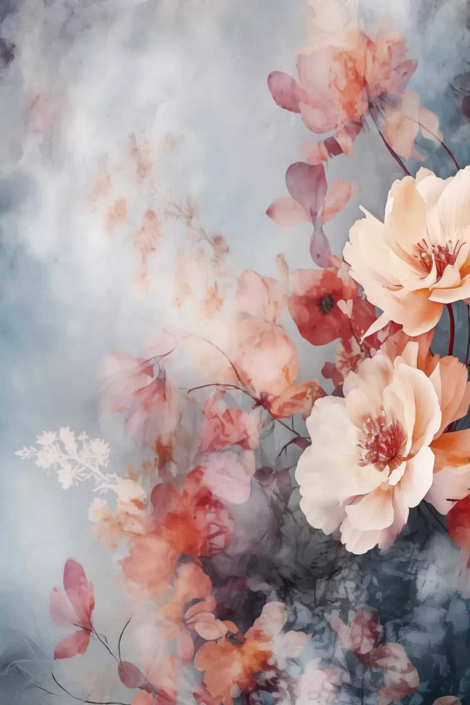 Spring Floral Vi 8X12 Ultracloth ( 96 X 144 Inch ) Backdrop