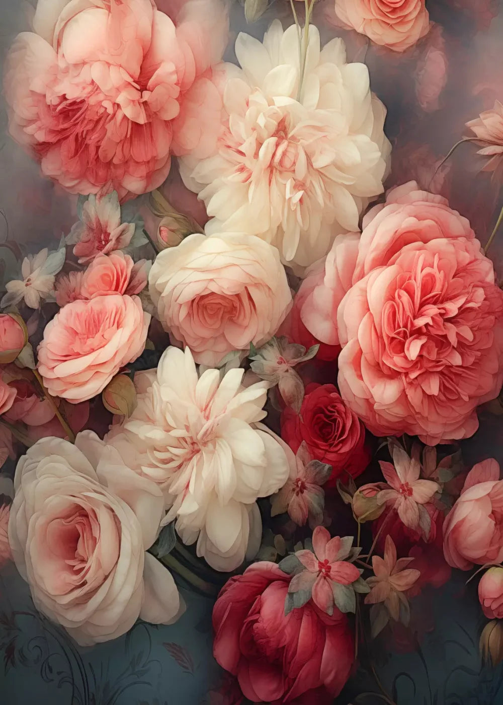 Spring Floral Vii 5X7 Ultracloth ( 60 X 84 Inch ) Backdrop
