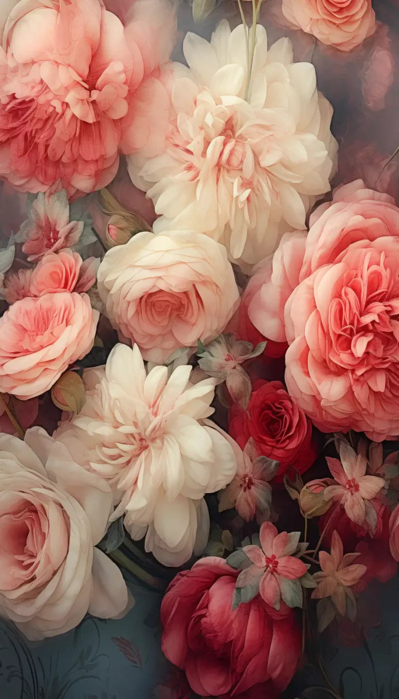 Spring Floral Vii 8X14 Ultracloth ( 96 X 168 Inch ) Backdrop