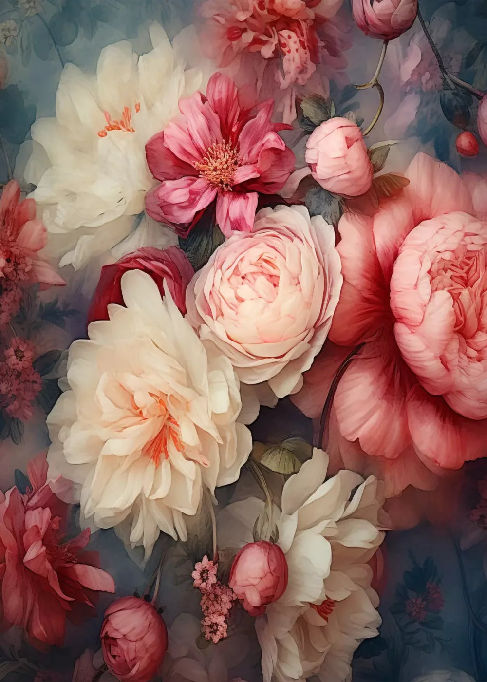 Spring Floral Viii 5X7 Ultracloth ( 60 X 84 Inch ) Backdrop