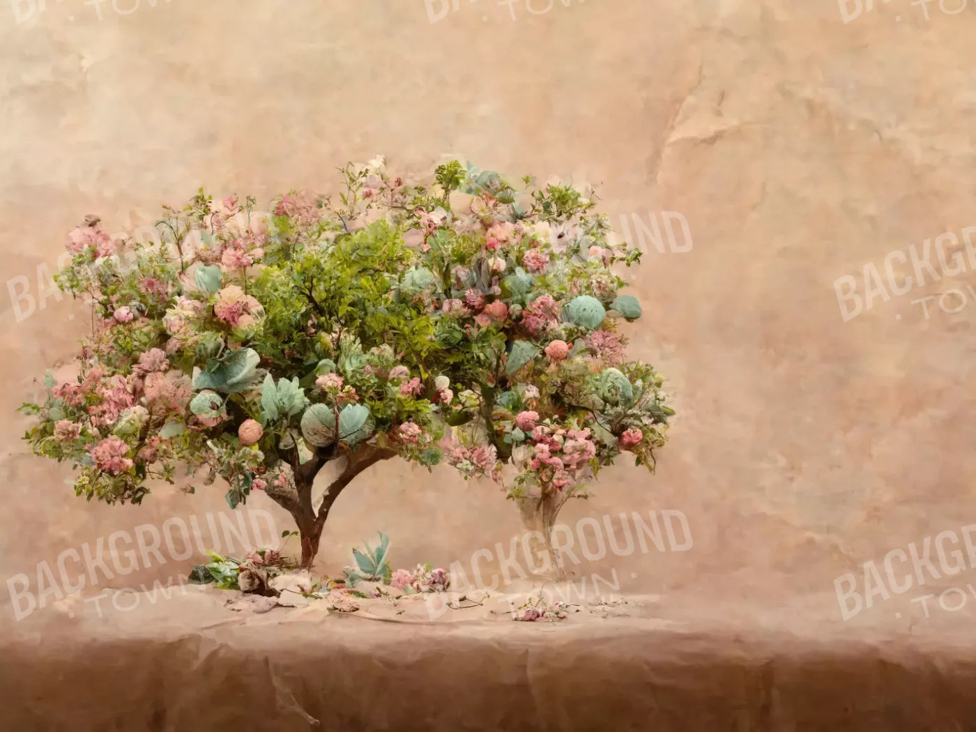 Spring Tree 7’X5’ Ultracloth (84 X 60 Inch) Backdrop