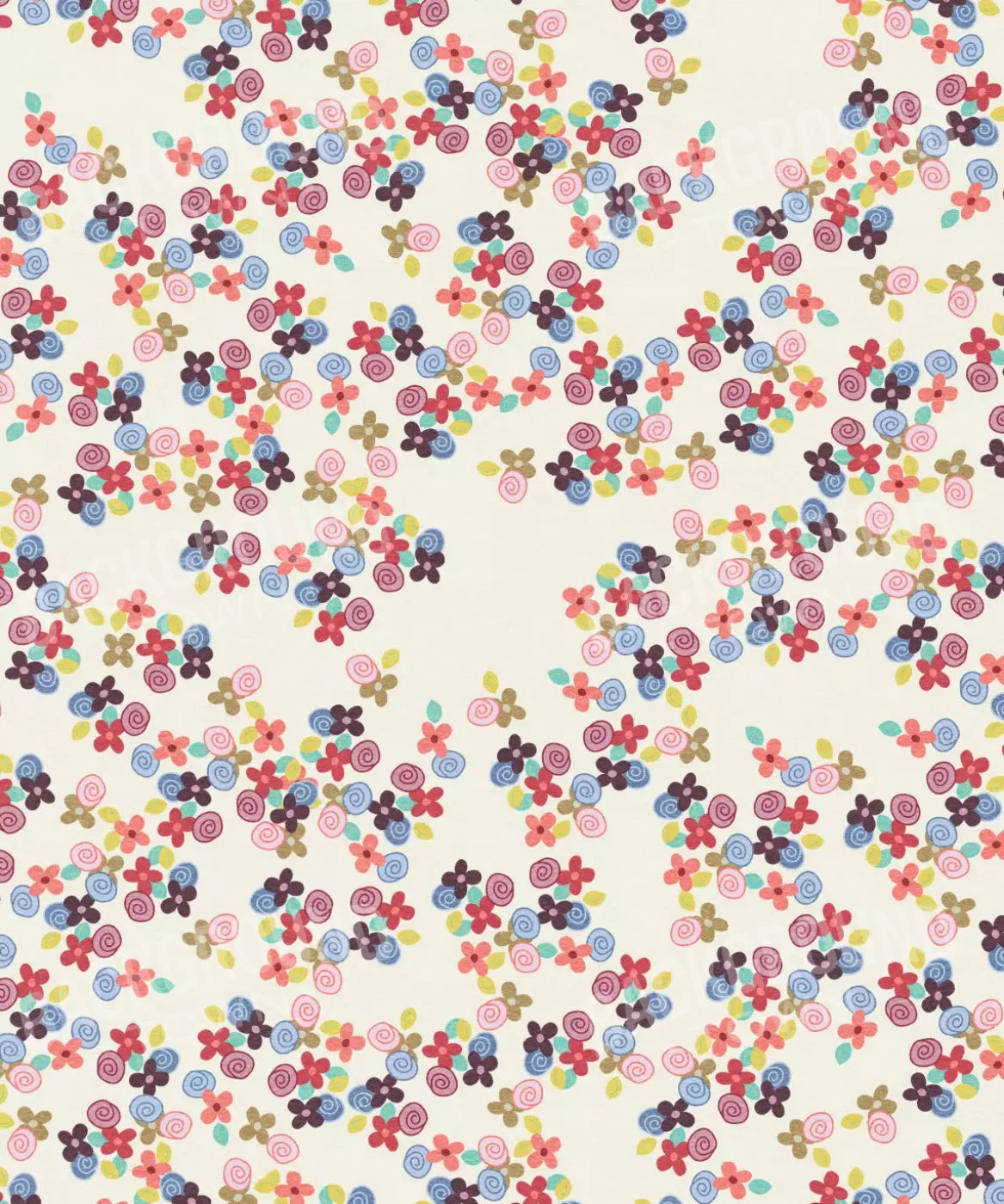 Multi-Color Floral Backdrop for Photography