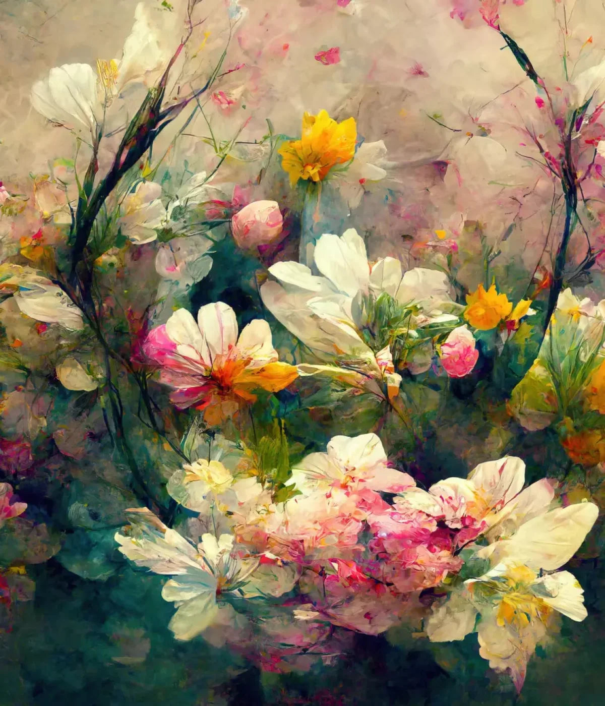 Springtime Bouquet 10’X12’ Ultracloth (120 X 144 Inch) Backdrop