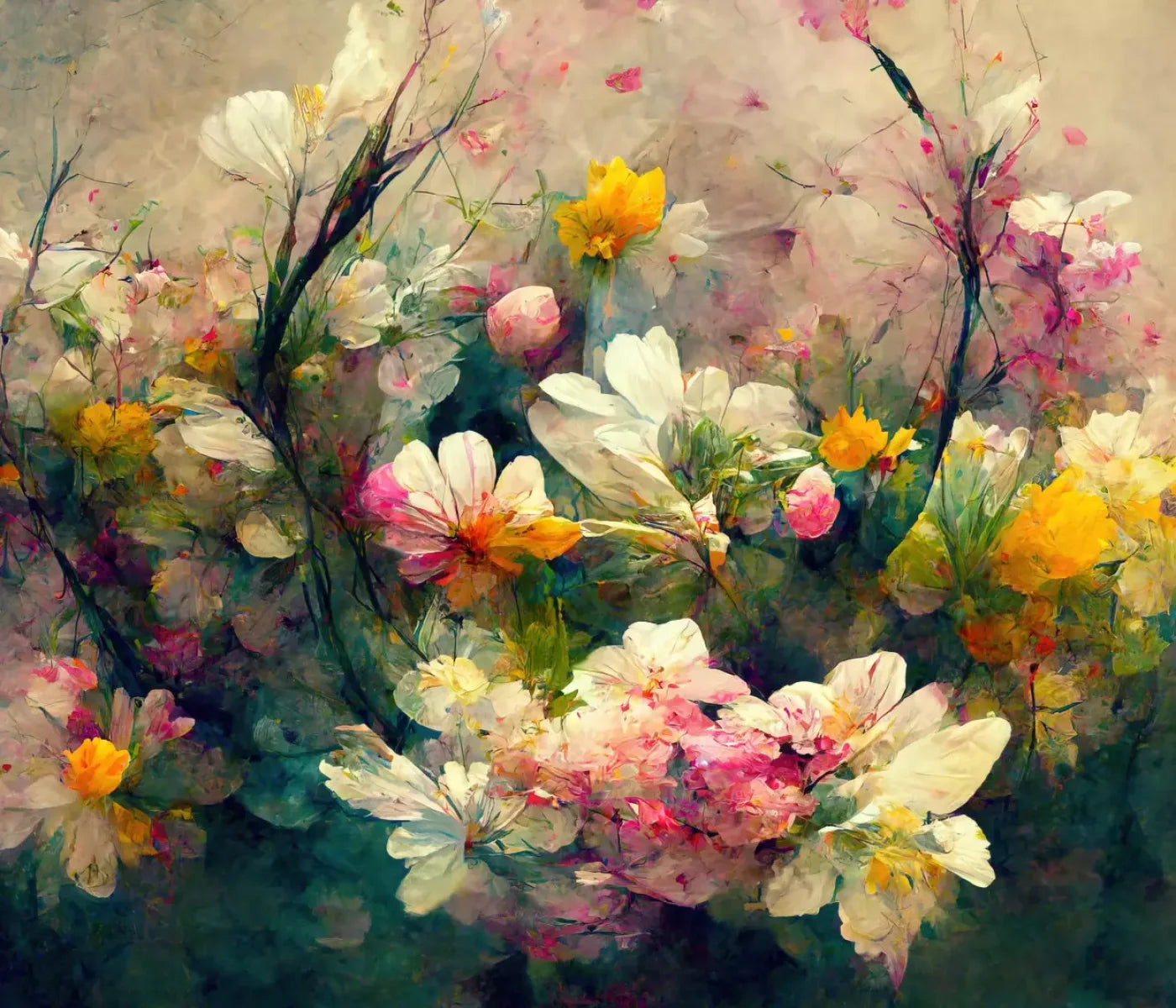 Springtime Bouquet 12’X10’ Ultracloth (144 X 120 Inch) Backdrop