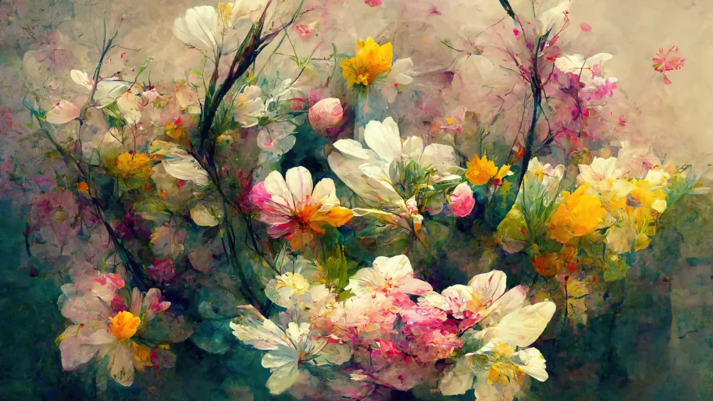 Springtime Bouquet 14’X8’ Ultracloth (168 X 96 Inch) Backdrop