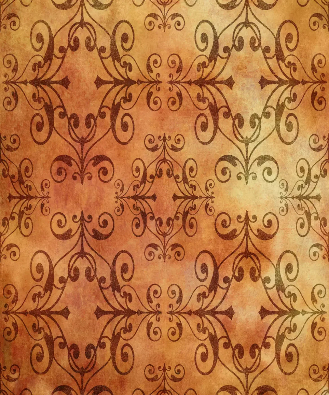 Orange Pattern Backdrop for Photography