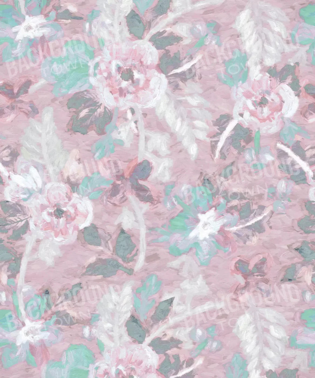 Pink Floral Backdrop for Photography