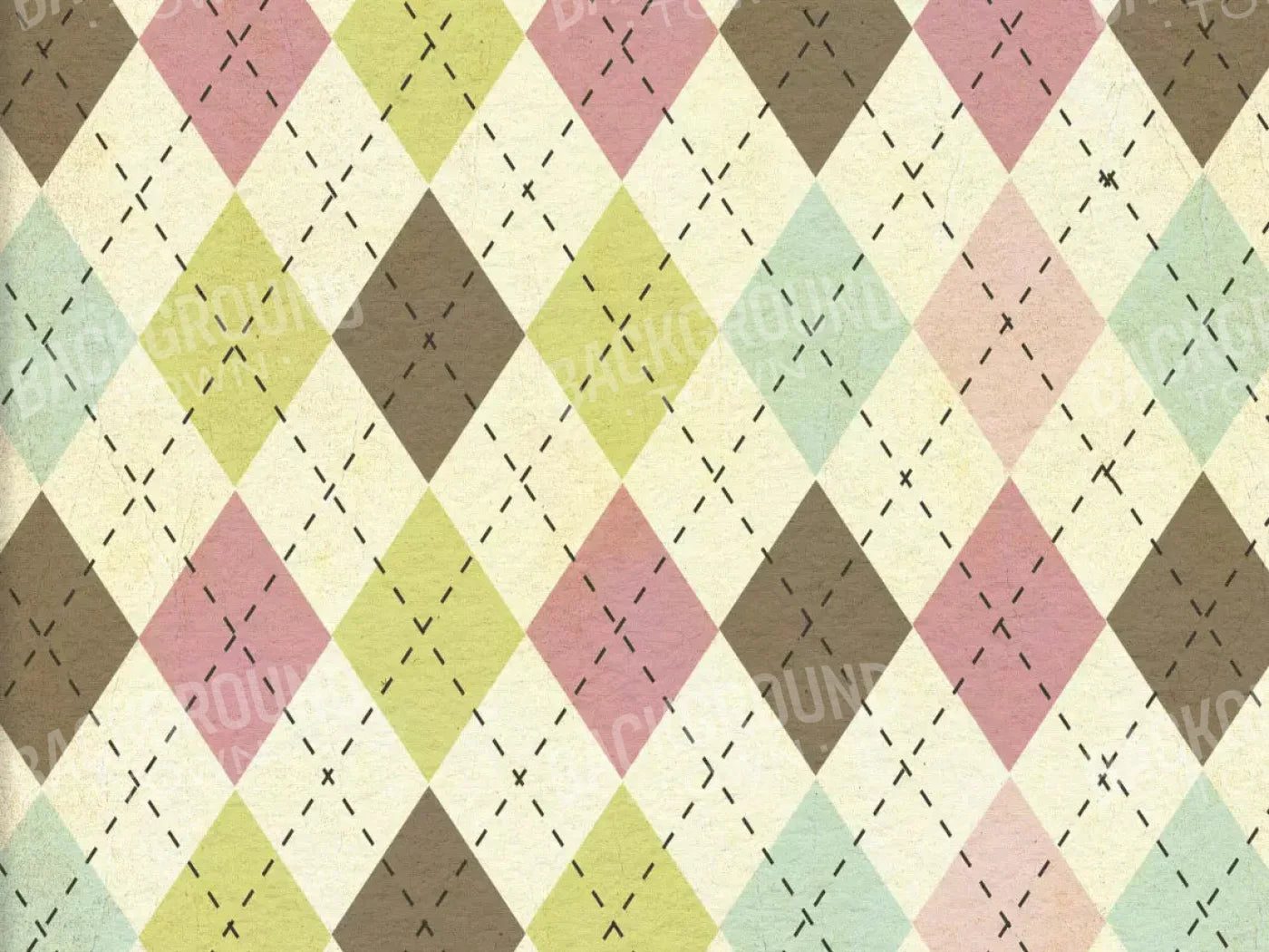 Stitched Diamonds 10X8 Fleece ( 120 X 96 Inch ) Backdrop