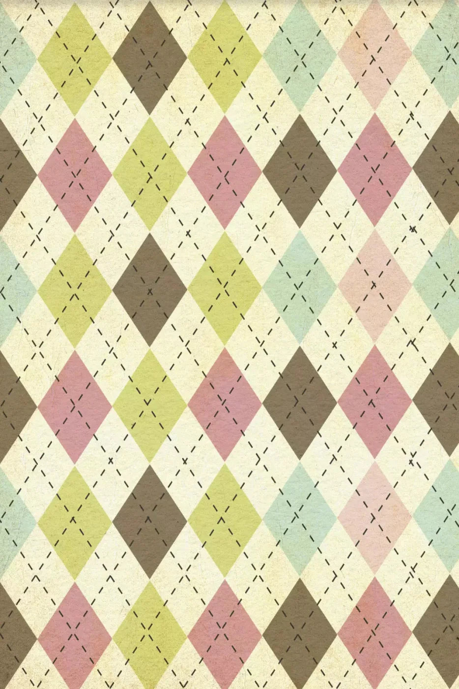 Stitched Diamonds 4X5 Rubbermat Floor ( 48 X 60 Inch ) Backdrop