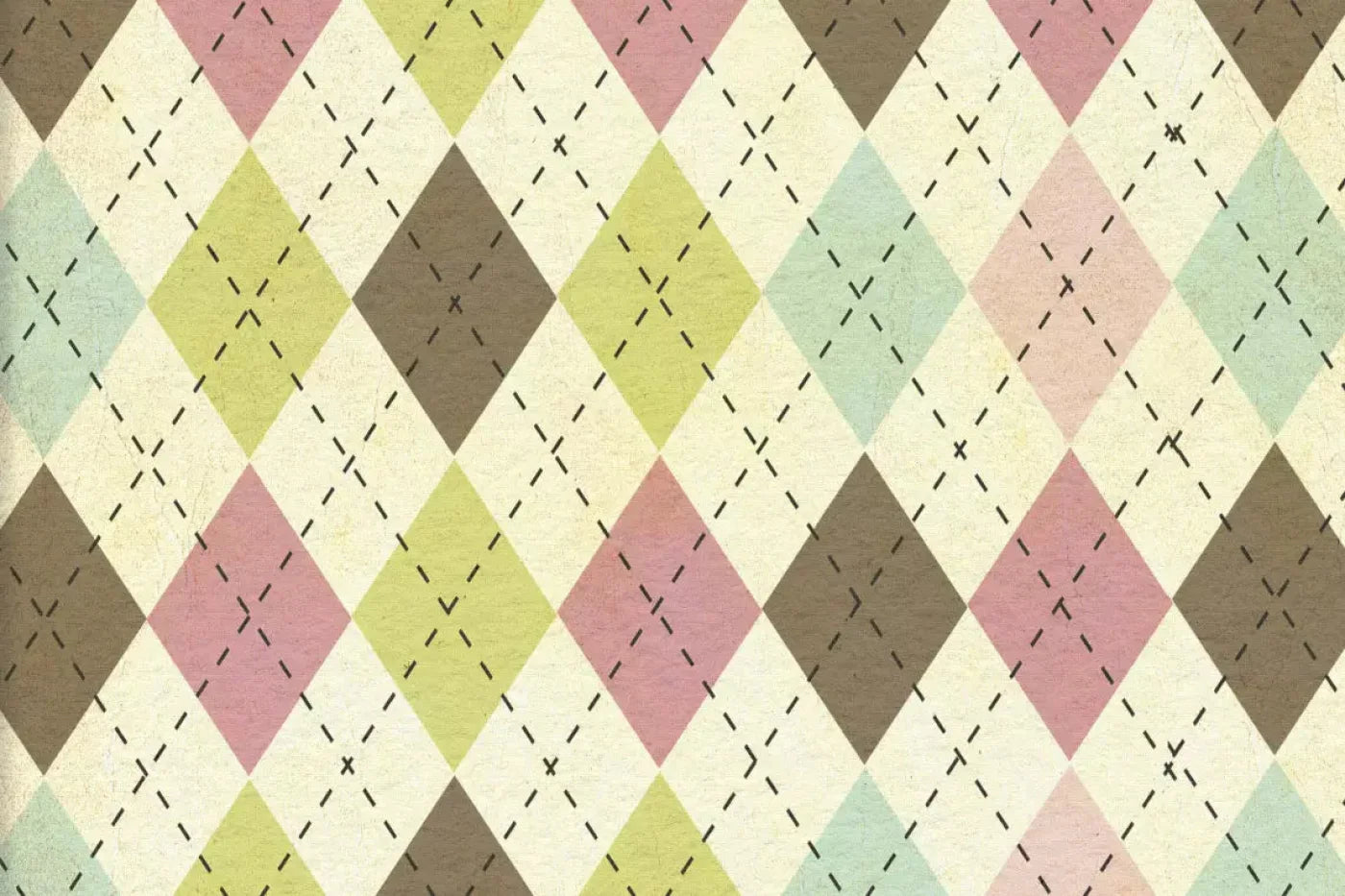Stitched Diamonds 5X4 Rubbermat Floor ( 60 X 48 Inch ) Backdrop
