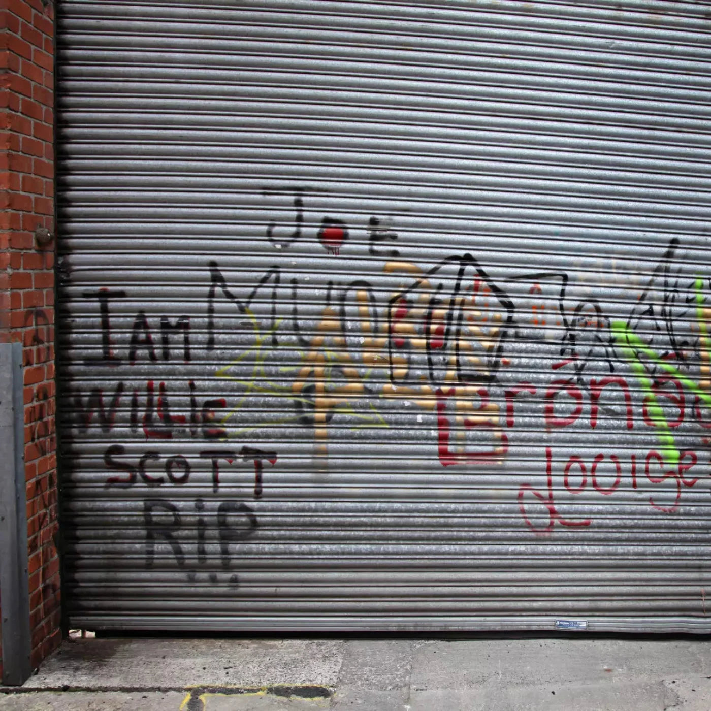 Street Metal 10X10 Ultracloth ( 120 X Inch ) Backdrop