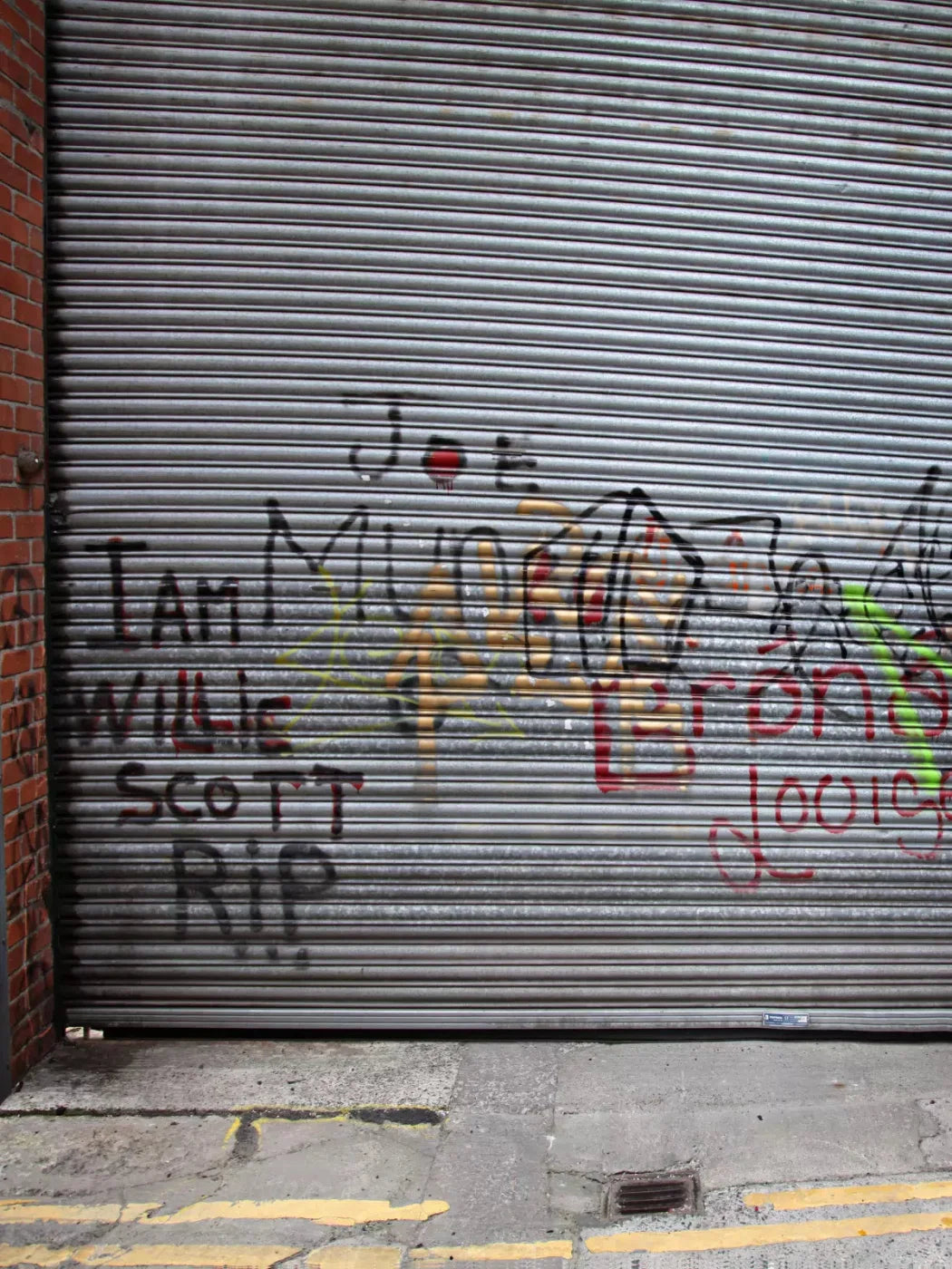 Street Metal 5X68 Fleece ( 60 X 80 Inch ) Backdrop