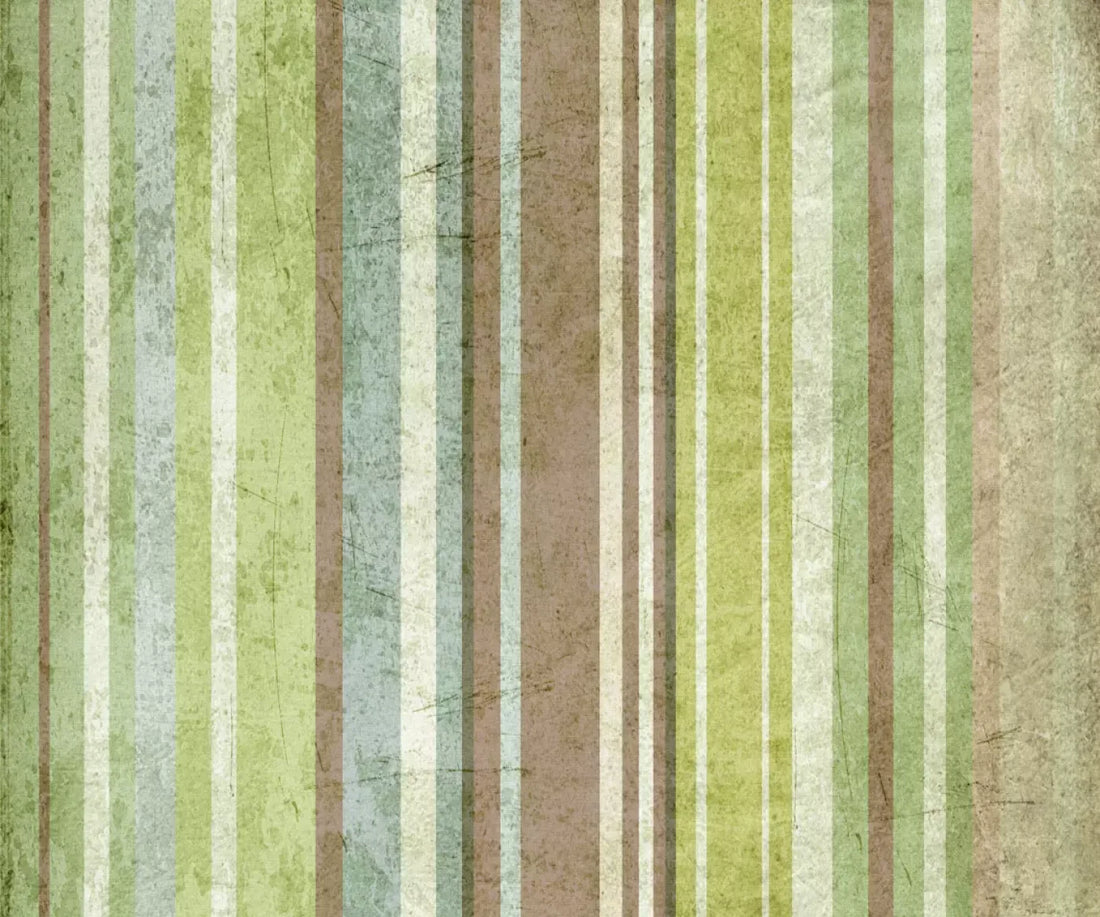 Striped Pistachio 5X42 Fleece ( 60 X 50 Inch ) Backdrop