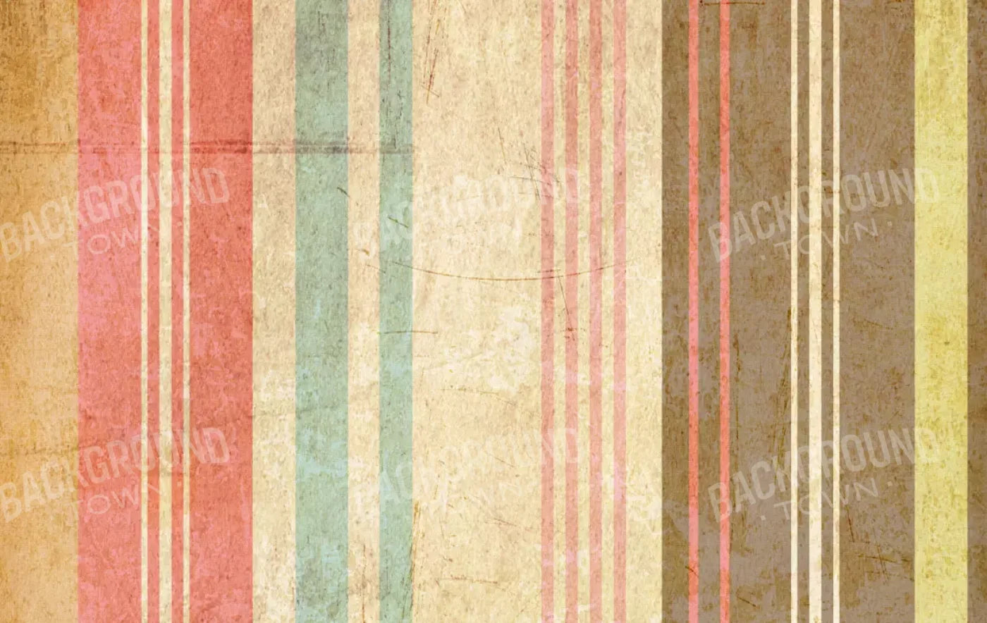 Striped Sorbet 16X10 Ultracloth ( 192 X 120 Inch ) Backdrop