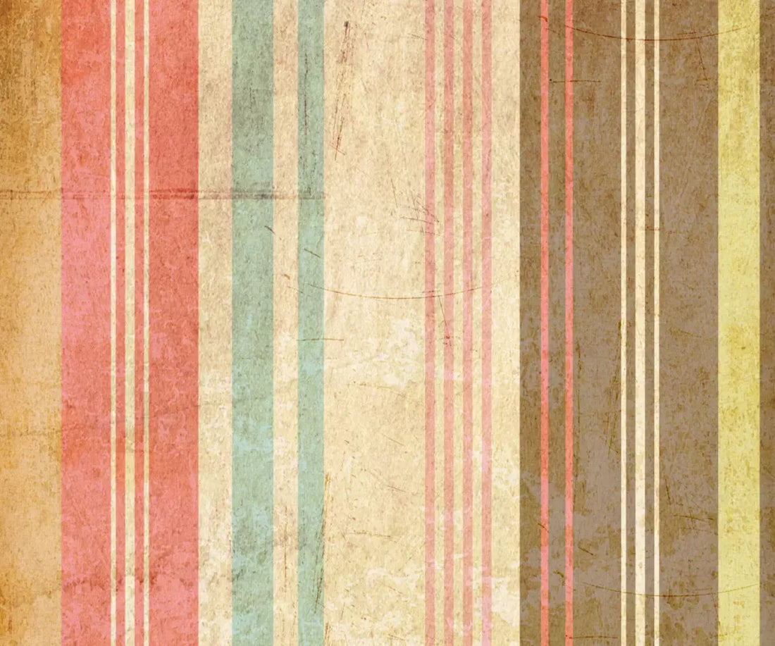 Striped Sorbet 5X42 Fleece ( 60 X 50 Inch ) Backdrop