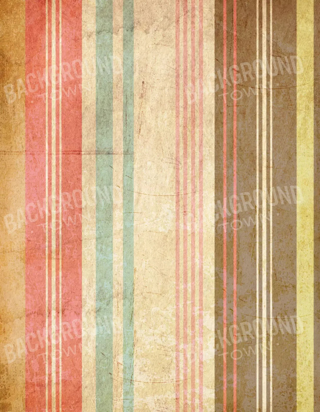 Striped Sorbet 6X8 Fleece ( 72 X 96 Inch ) Backdrop